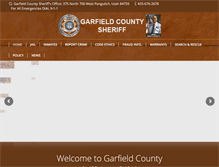 Tablet Screenshot of gcutsheriff.com